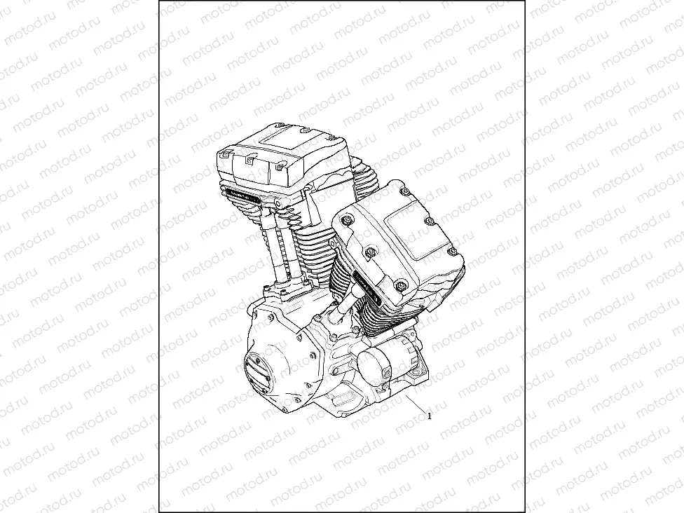 ENGINE ASSEMBLY - TWIN CAM 110â¢
