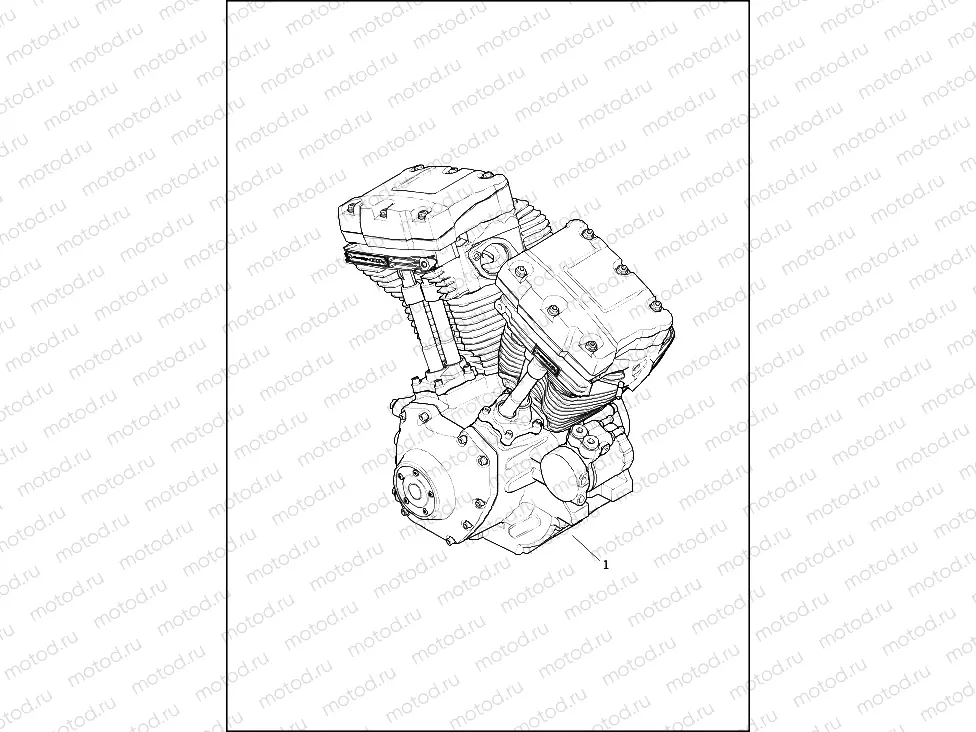 ENGINE ASSEMBLY - TWIN CAM 110â¢