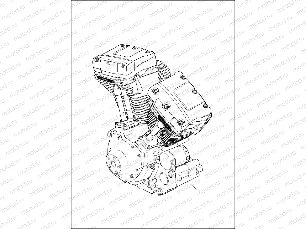ENGINE ASSEMBLY - TWIN CAM 110â¢