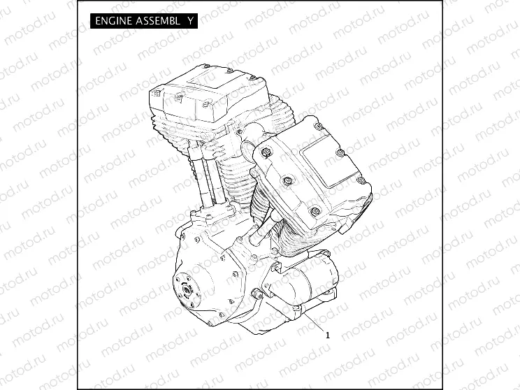 ENGINE ASSEMBLY - TWIN CAM 88â¢