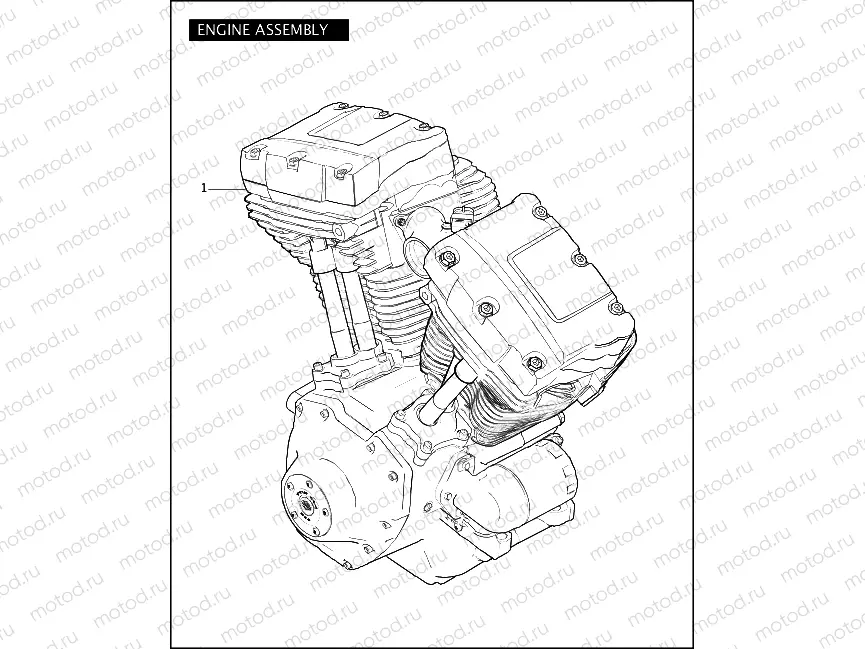 ENGINE ASSEMBLY - TWIN CAM 88â¢