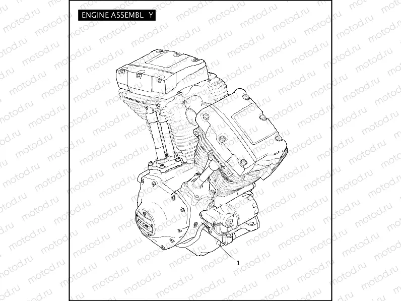 ENGINE ASSEMBLY - TWIN CAM 88â¢