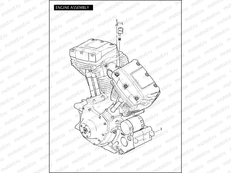 ENGINE ASSEMBLY - Twin Cam 88Bâ¢