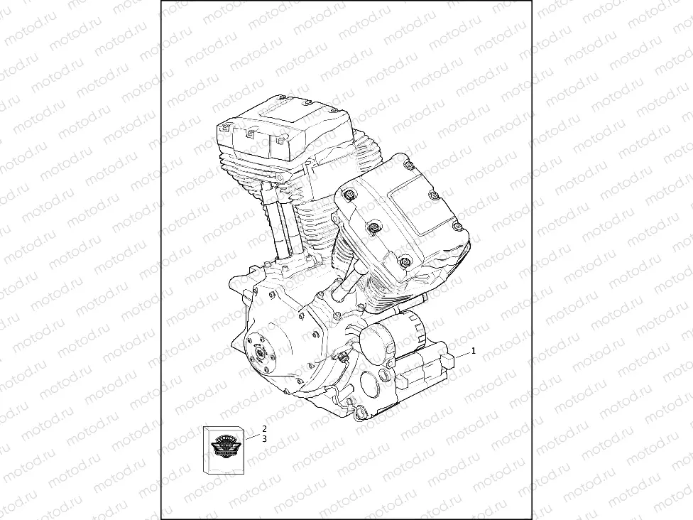 ENGINE ASSEMBLY - TWIN CAM 96â¢