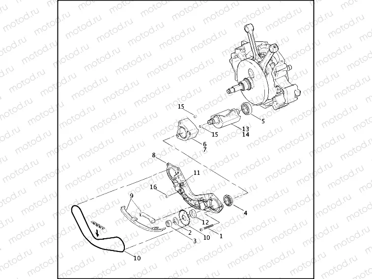 ENGINE BALANCER - 1550 TWIN CAM 95B