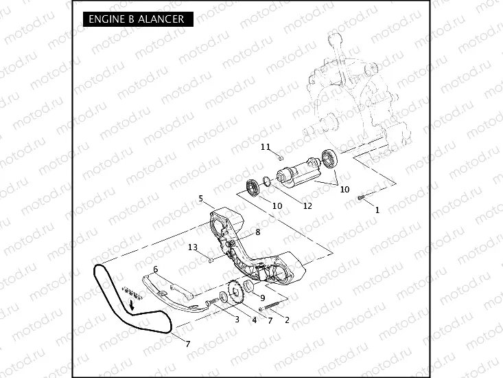 ENGINE BALANCER - TWIN CAM 110â¢