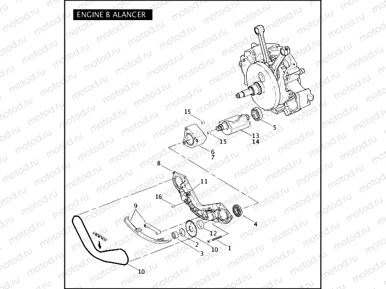 ENGINE BALANCER - TWIN CAM 88Bâ¢