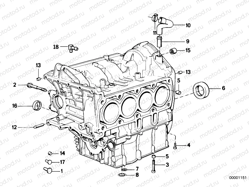 Engine Block Mounting Parts