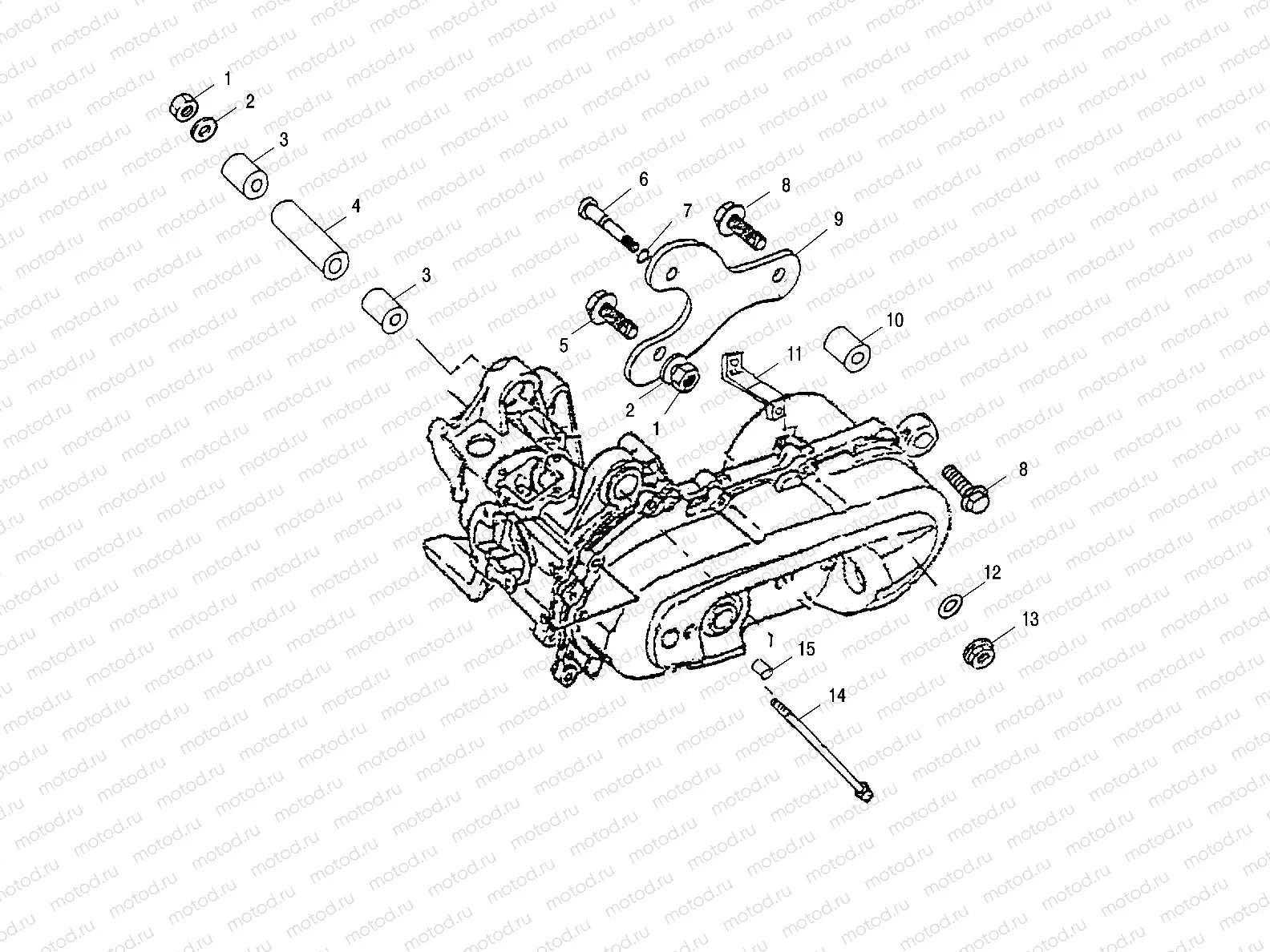 ENGINE BRACKET - A01FA09CA (4970887088A14) | ENGINE BRACKET - A01FA09CA (4970887088A14)