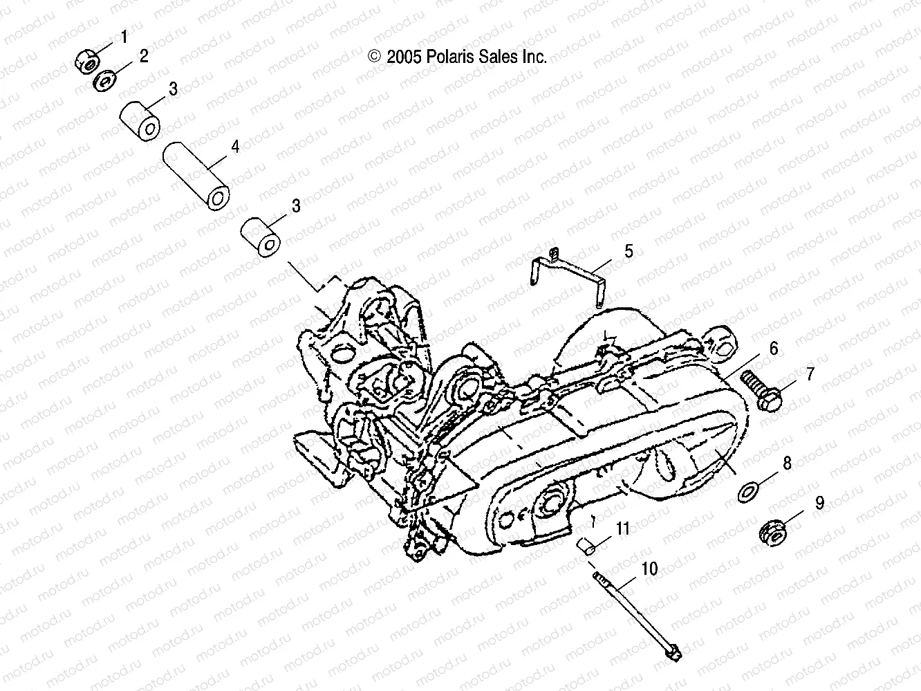 ENGINE BRACKET - A05FA09CA/CB/CC (4999202309920230B01) | ENGINE BRACKET - A05FA09CA/CB/CC (4999202309920230B01)