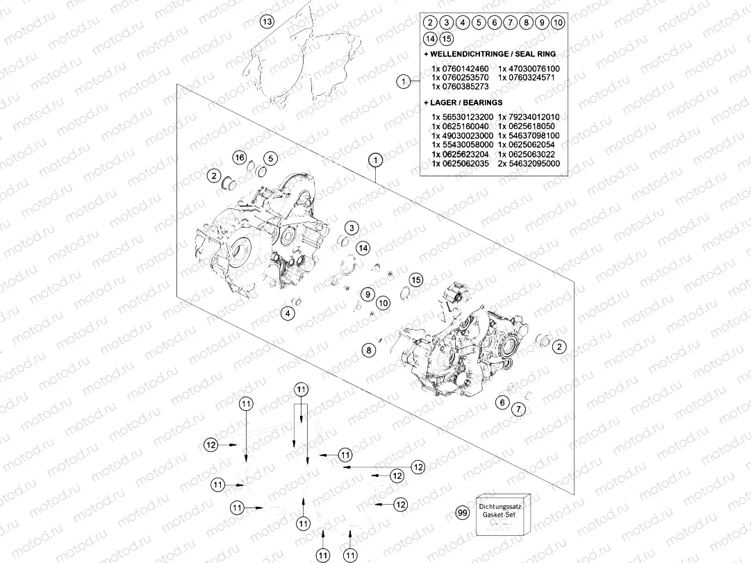 ENGINE CASE