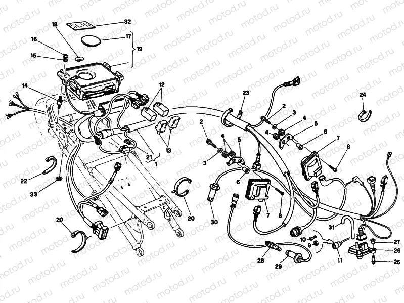 ENGINE CONTROL UNIT BIPOSTO » HANDLE BAR