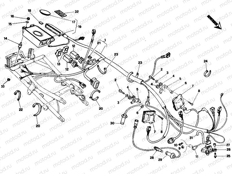 ENGINE CONTROL UNIT BIPOSTO » HANDLE BAR