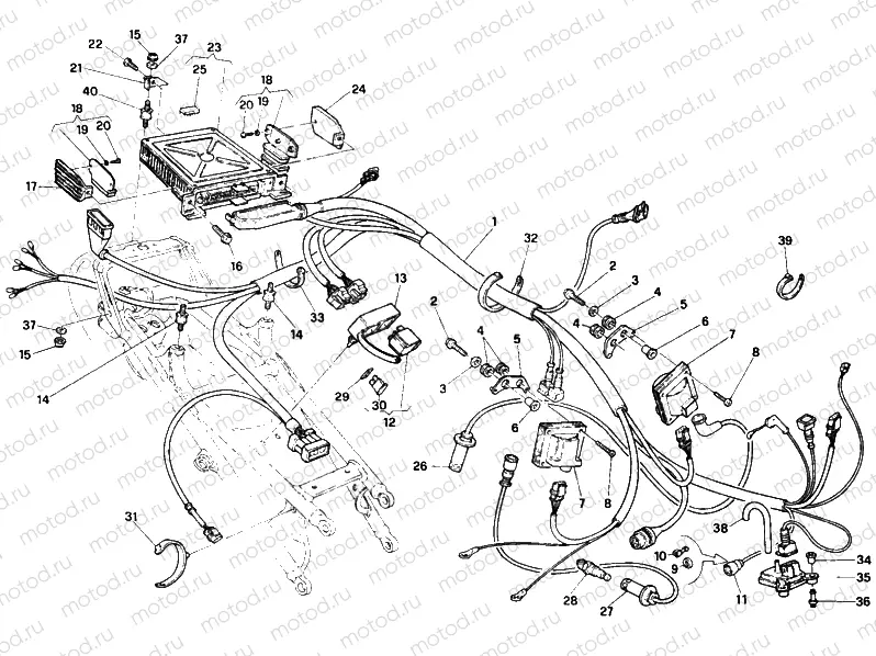 ENGINE CONTROL UNIT FM >003048 » HANDLE BAR