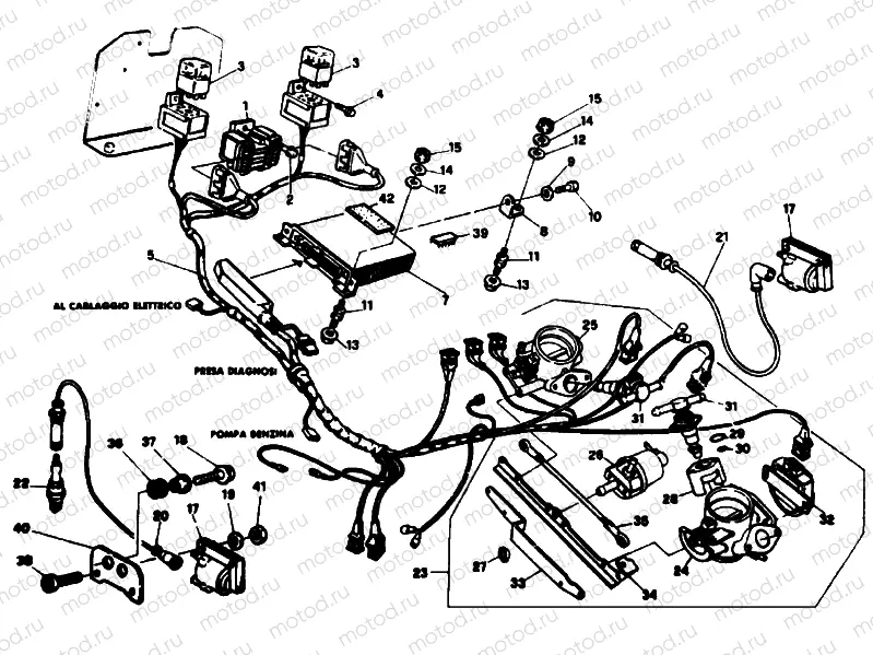 ENGINE CONTROL UNIT » HANDLE BAR