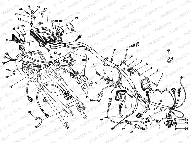 ENGINE CONTROL UNIT » HANDLE BAR