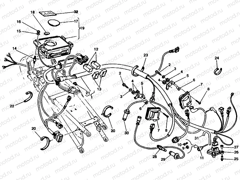 ENGINE CONTROL UNIT » HANDLE BAR
