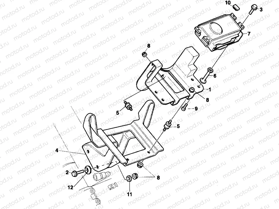 ENGINE CONTROL UNIT » HANDLE BAR
