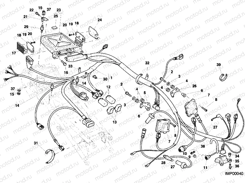 ENGINE CONTROL UNIT » HANDLE BAR
