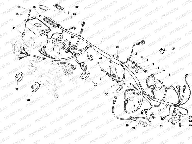 ENGINE CONTROL UNIT » HANDLE BAR