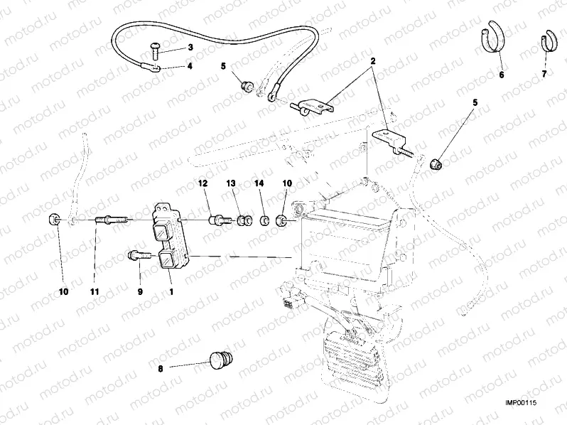 ENGINE CONTROL UNIT » HANDLE BAR