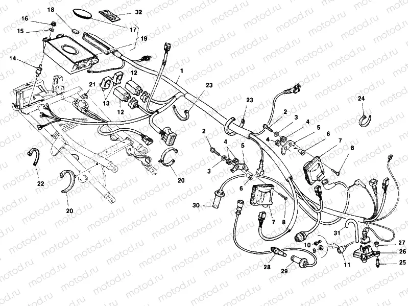 ENGINE CONTROL UNIT » HANDLE BAR
