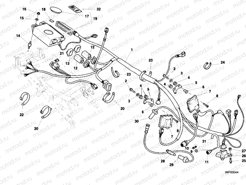 ENGINE CONTROL UNIT » HANDLE BAR