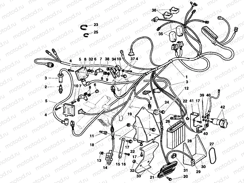 ENGINE CONTROL UNIT » HANDLE BAR
