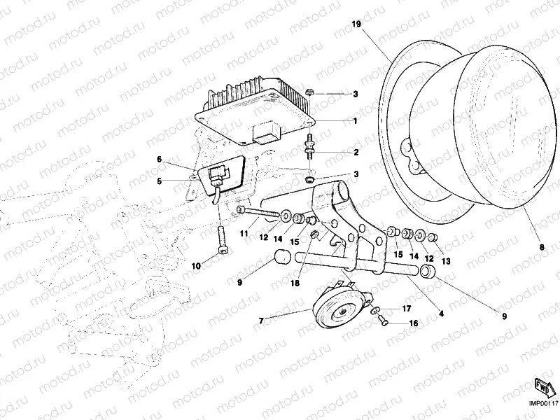 ENGINE CONTROL UNIT » HANDLE BAR