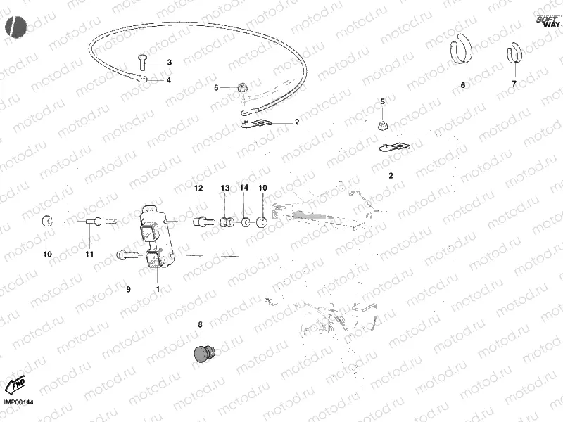 ENGINE CONTROL UNIT » HANDLE BAR
