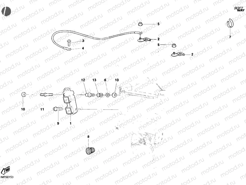 ENGINE CONTROL UNIT » HANDLE BAR