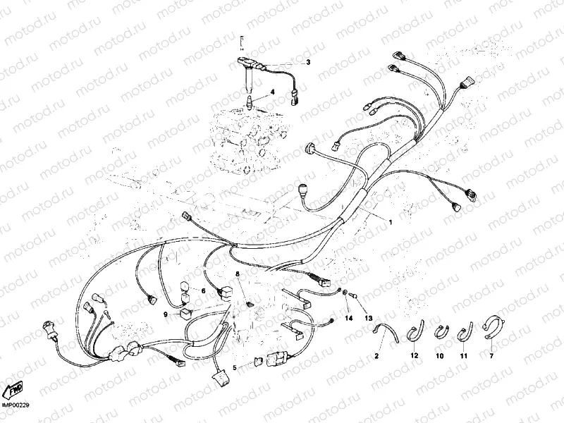 ENGINE CONTROL UNIT » HANDLE BAR