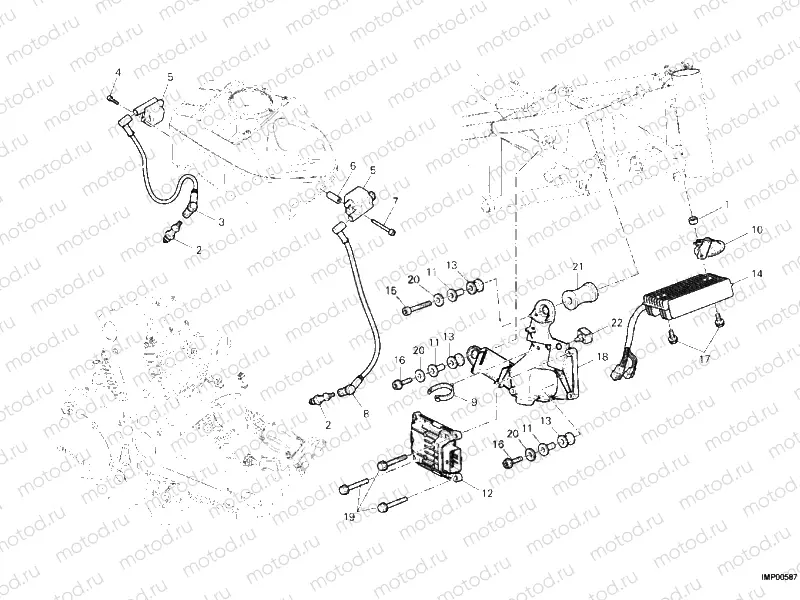 ENGINE CONTROL UNIT » HANDLE BAR