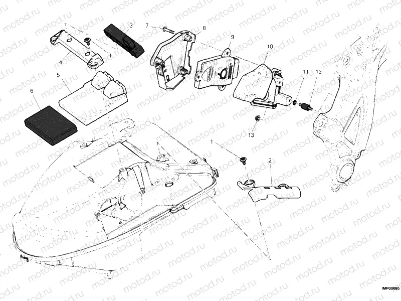 ENGINE CONTROL UNIT » HANDLE BAR