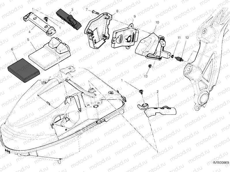 ENGINE CONTROL UNIT » HANDLE BAR