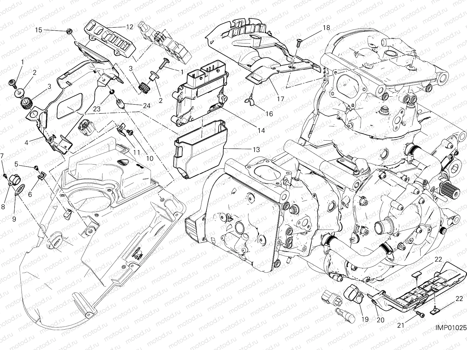 ENGINE CONTROL UNIT [MOD:M 1200S]