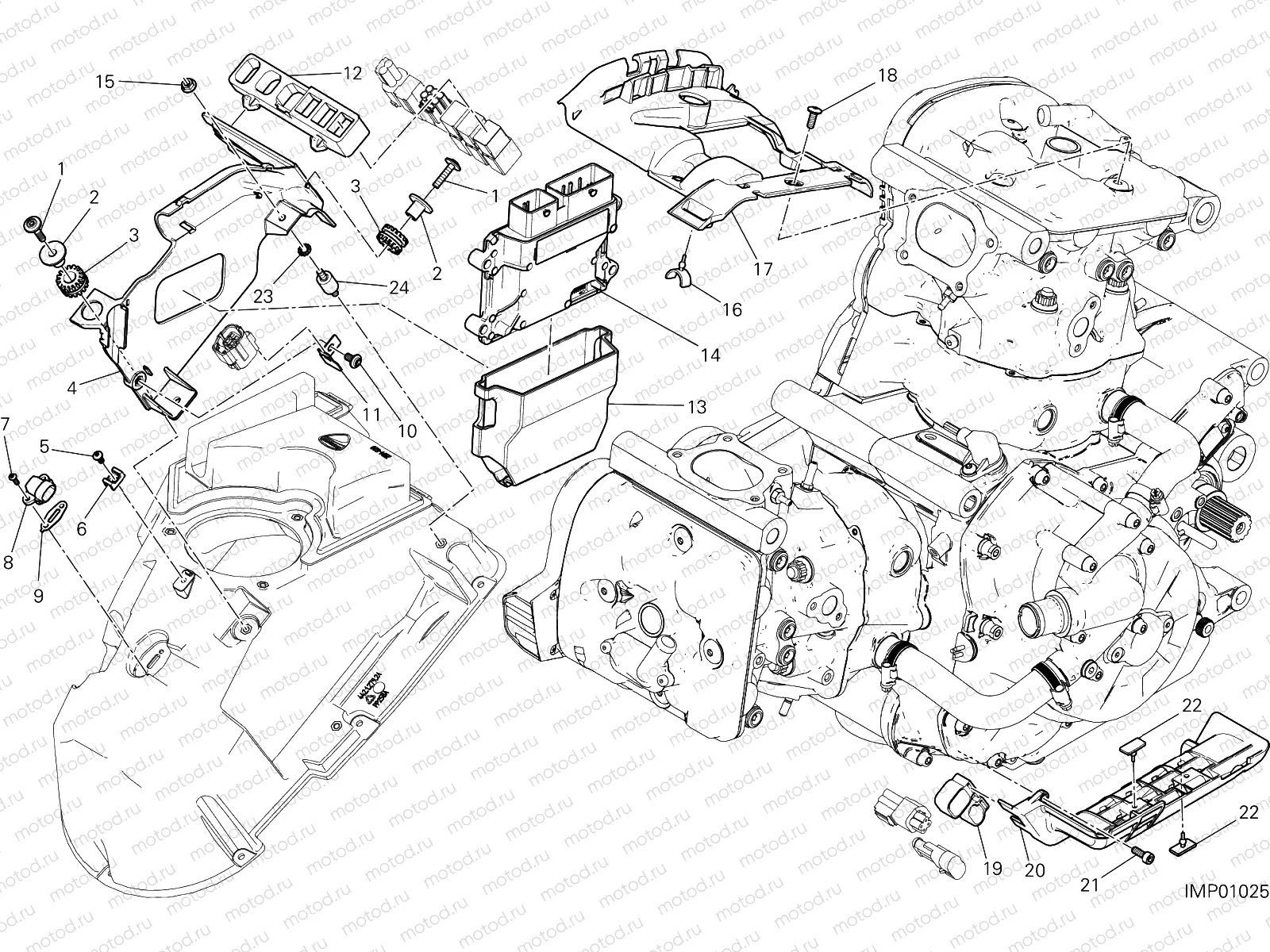 ENGINE CONTROL UNIT [MOD:M 1200S]