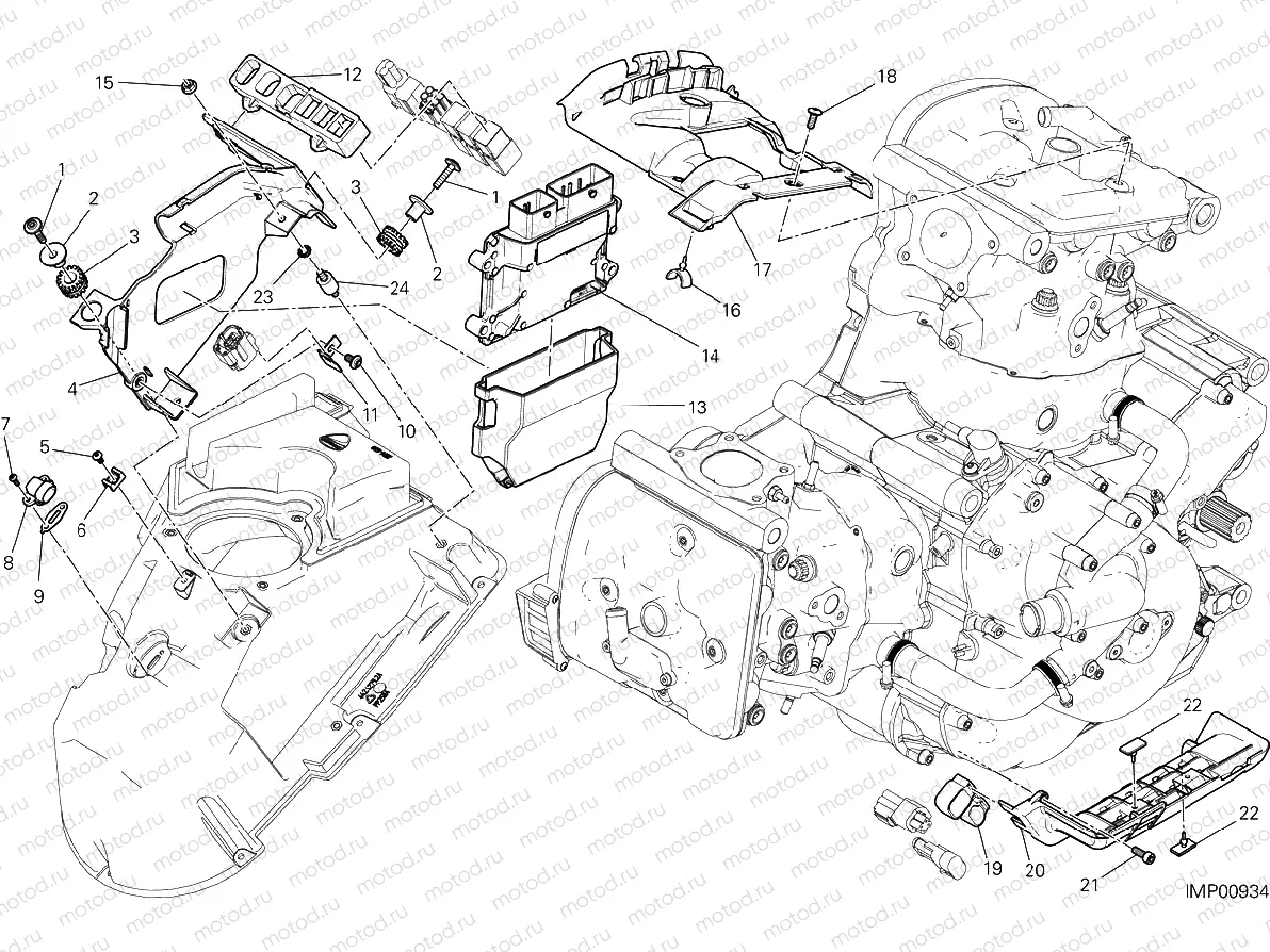 ENGINE CONTROL UNIT [MOD:M1200STR]