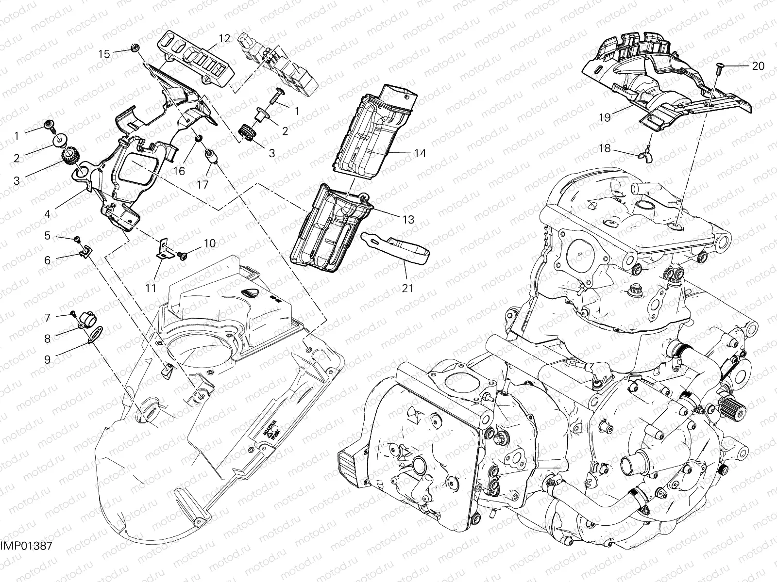 ENGINE CONTROL UNIT [MOD:SS 950 S]