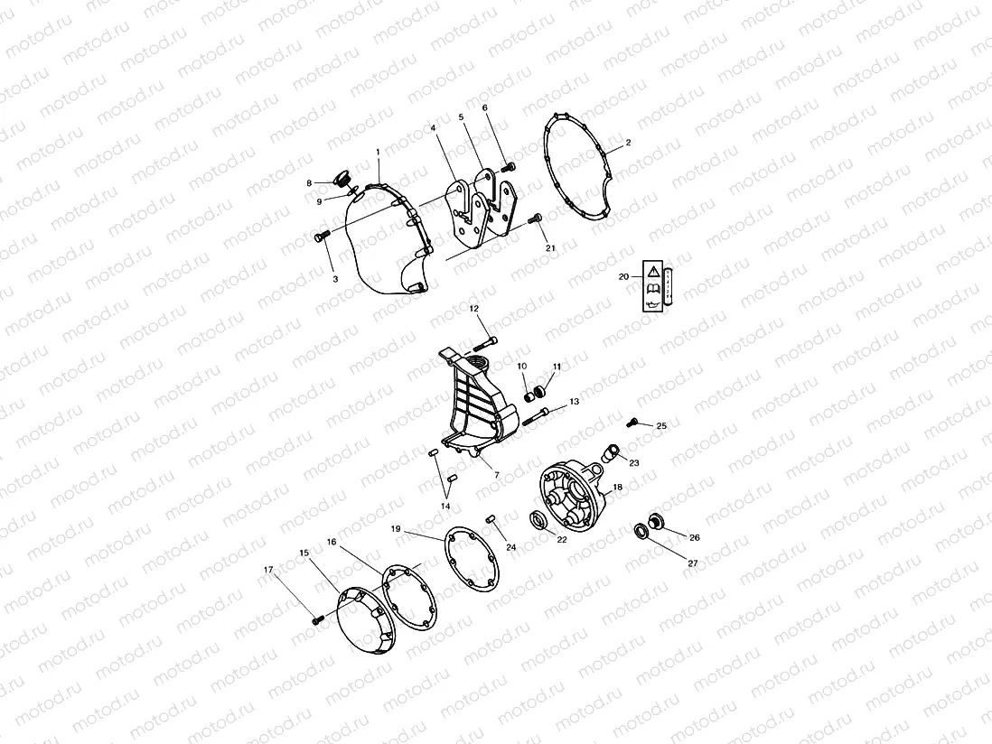 Engine Covers 4 Cylinder Black