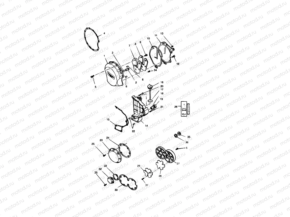 Engine Covers Grey Engines