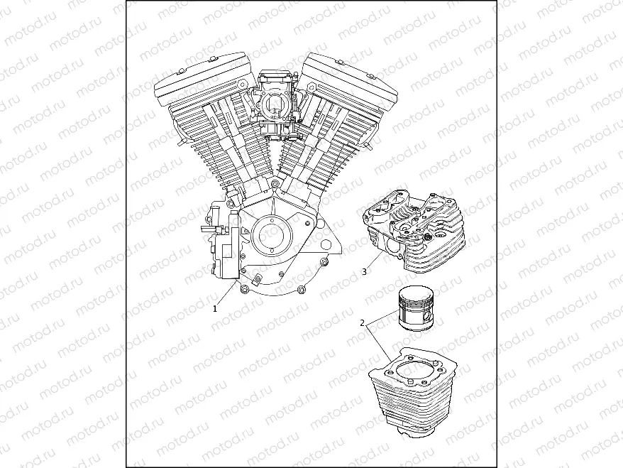 ENGINE, CYLINDERS & HEADS - V2â¢ EVOLUTION