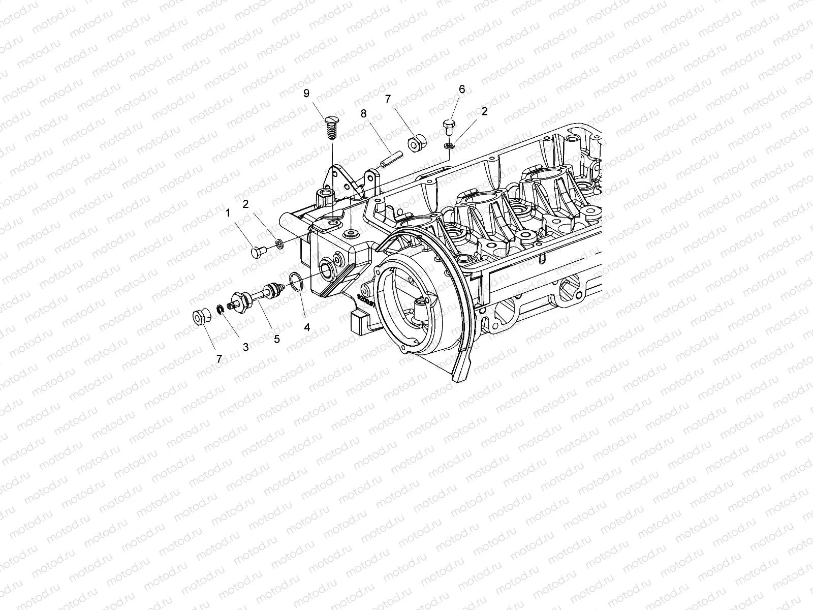 ENGINE | ENGINE, ACCELERATOR CONTROL (WITHOUT LEVER) - R17RVAD1A1 (49RGRACCELERETOR15DSL)