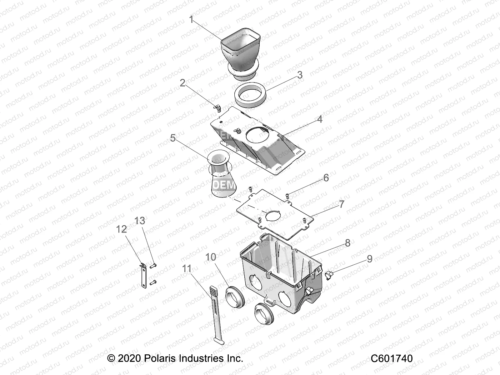 ENGINE | ENGINE, AIR BOX - S22CBU5TSL (C601740)