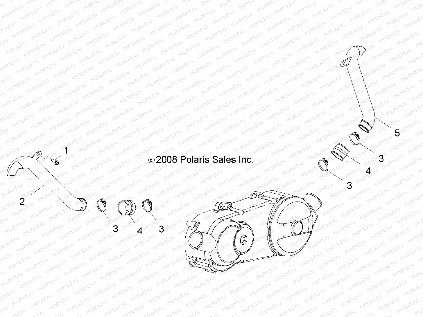 ENGINE | ENGINE, AIR DUCTS - A09VA17AA/AD (49RGRAIRINTAKE09RZR170)