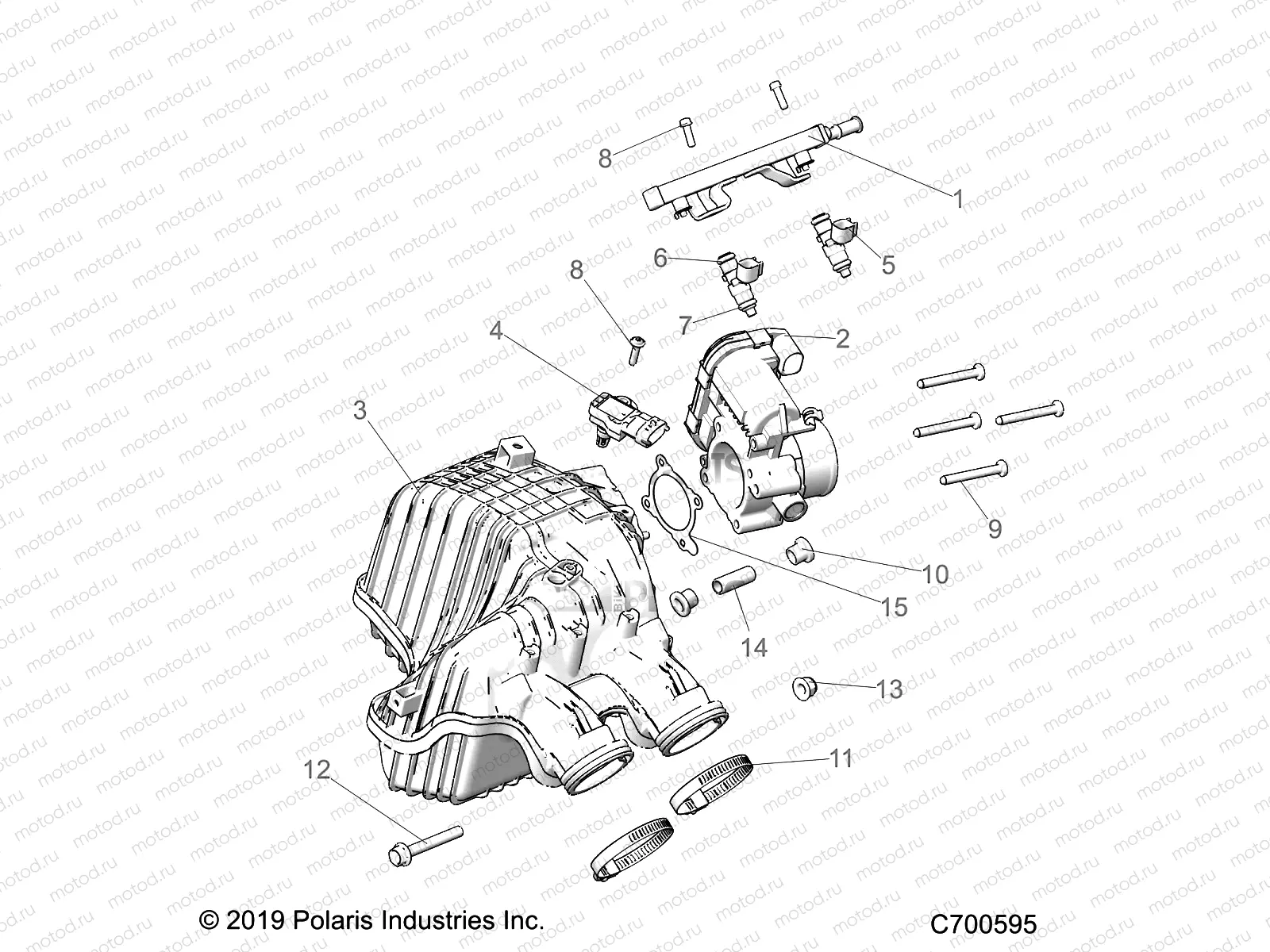 ENGINE | ENGINE, AIR INTAKE MANIFOLD - D22P2A99A4/A99B4/E99A4/F99A4/G99A4 (C700595)