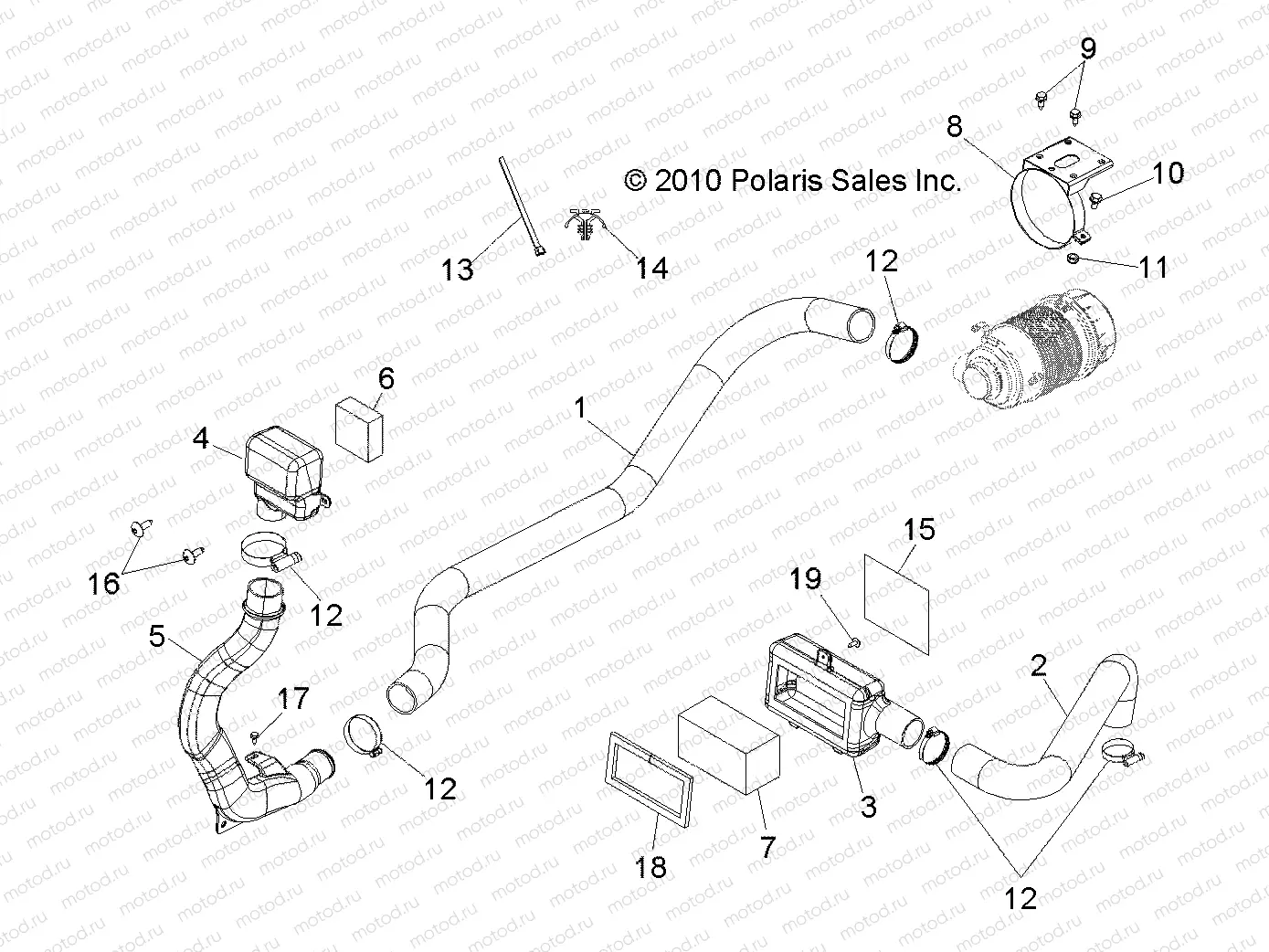 ENGINE | ENGINE, AIR INTAKE - R10RH45AG/AH/AR (49RGRAIRINTAKE10400)