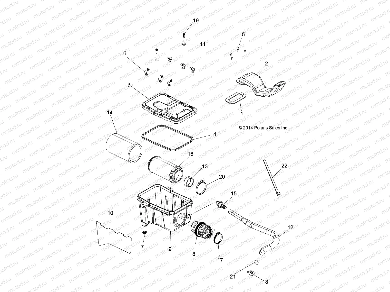 ENGINE | ENGINE, AIR INTAKE SYSTEM - A15SEH57AD (49ATVAIRBOX1570EPS)