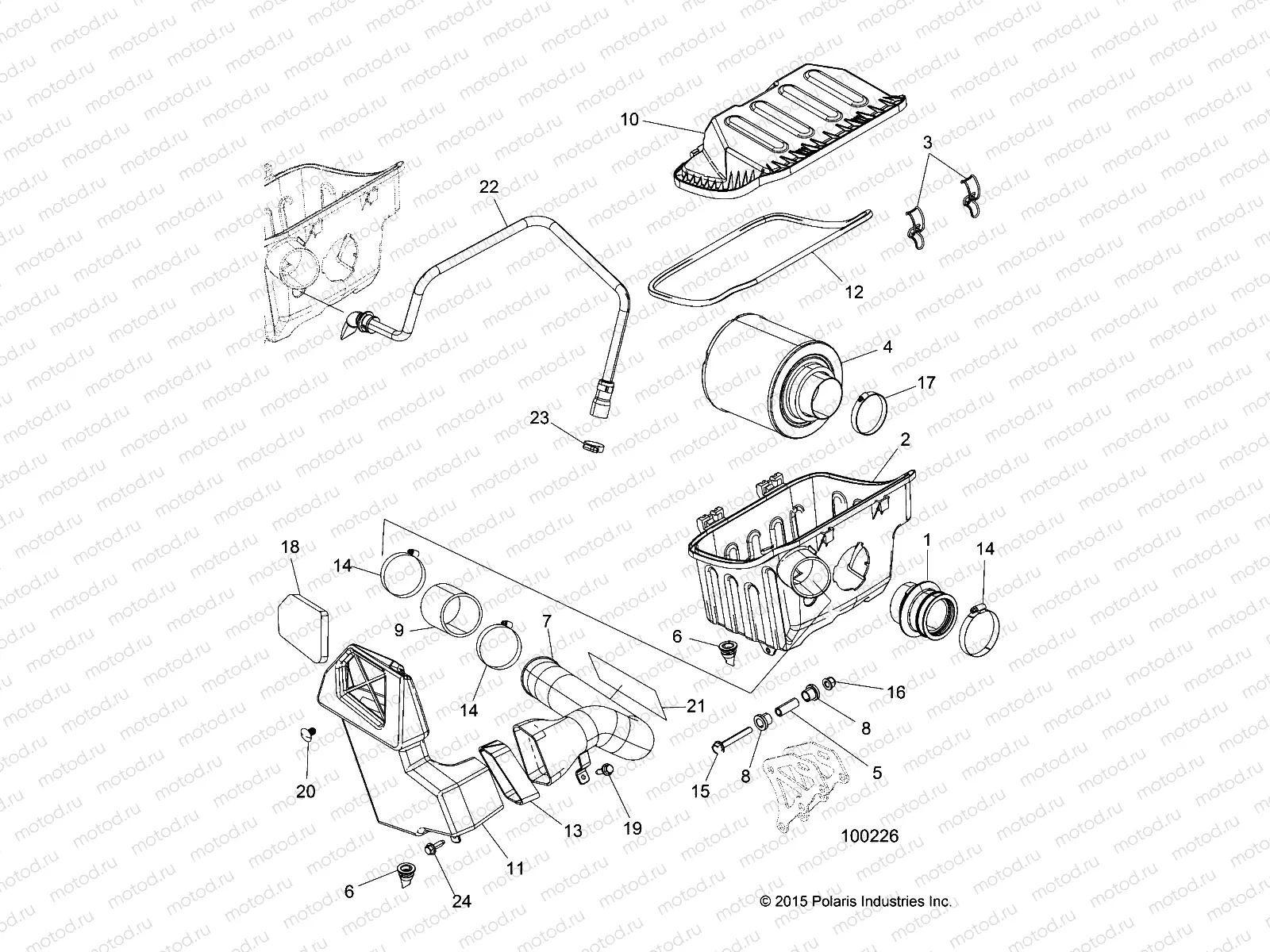 ENGINE | ENGINE, AIR INTAKE SYSTEM - A16DAA57F1/F2/E57FM (100226)