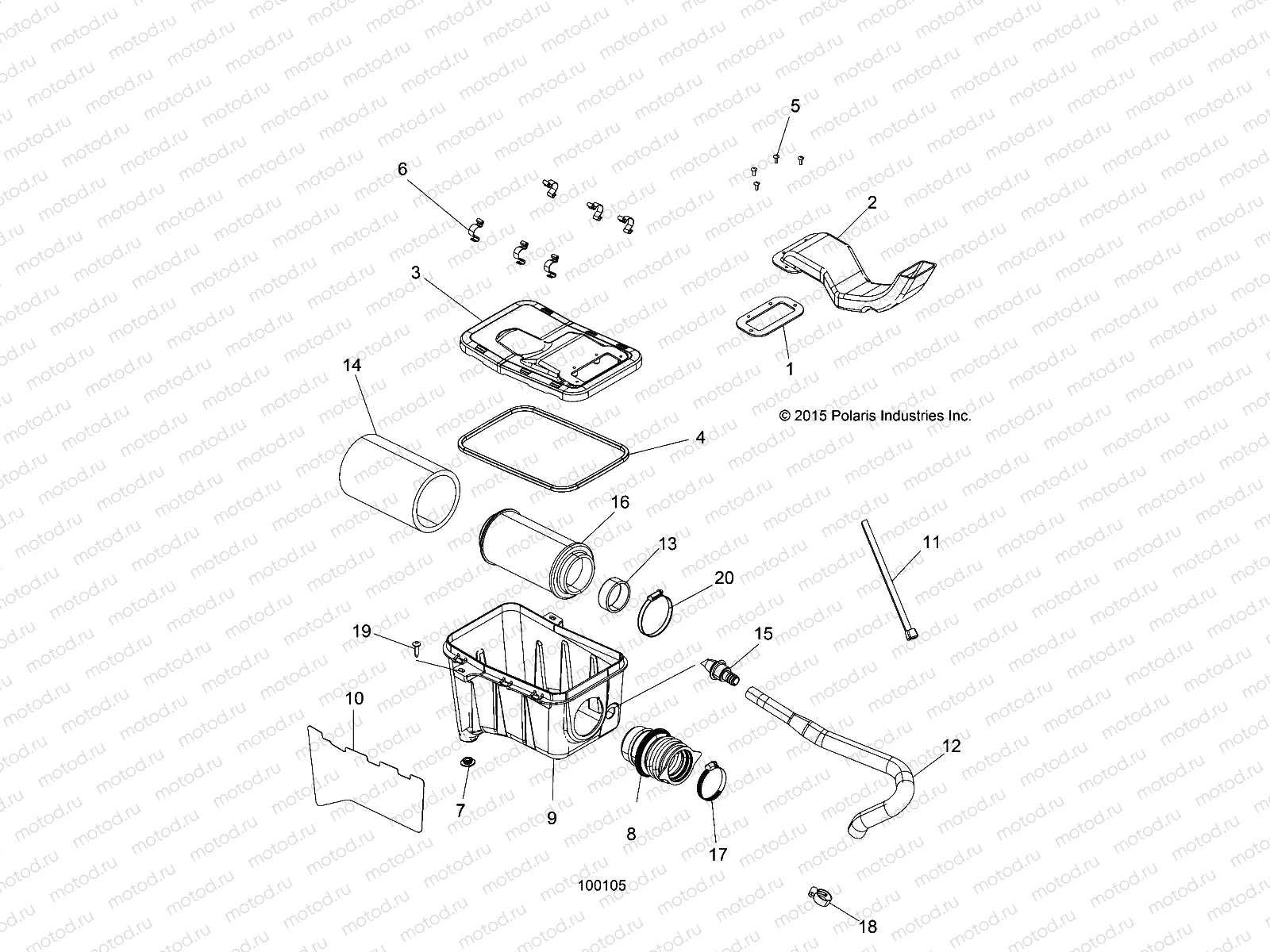 ENGINE | ENGINE, AIR INTAKE SYSTEM - A16SEA45A1/A5/SEE45A1
